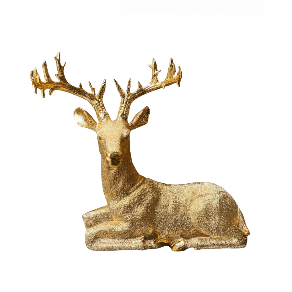 Majestic Serenity Reindeer Gold