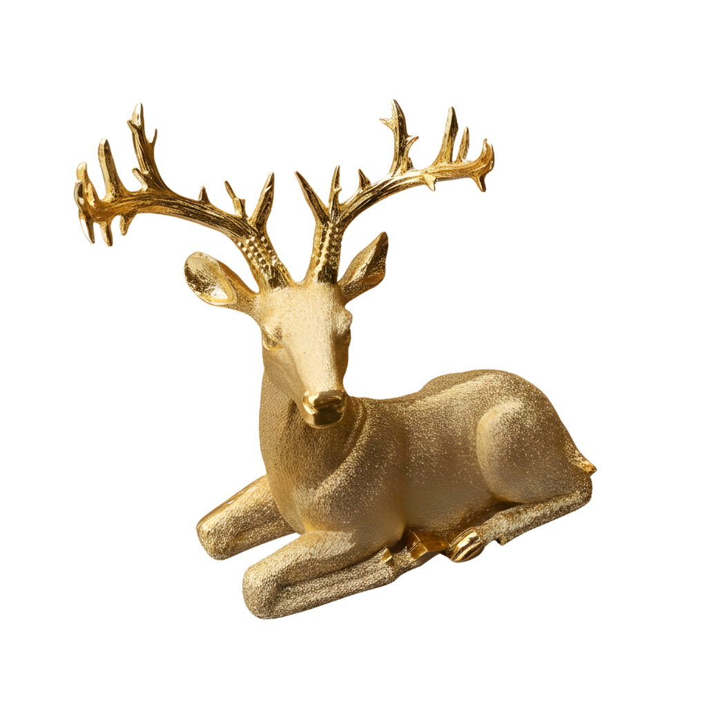 Majestic Serenity Reindeer Gold