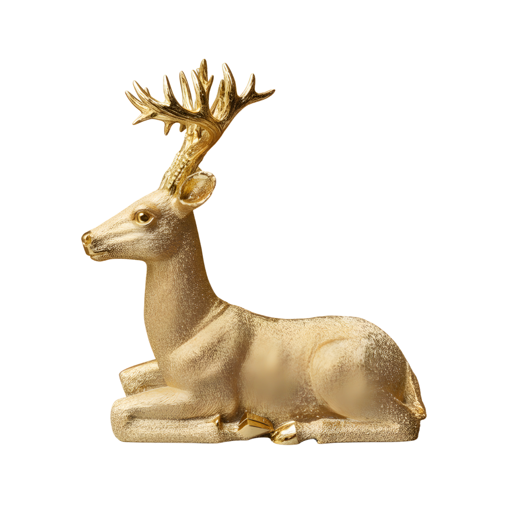 Majestic Serenity Reindeer Gold