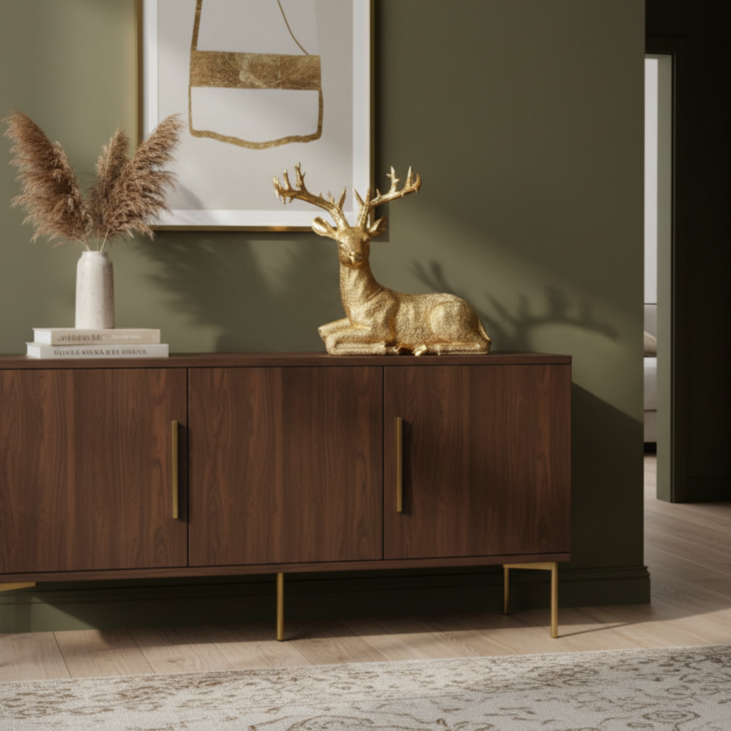 Majestic Serenity Reindeer Gold