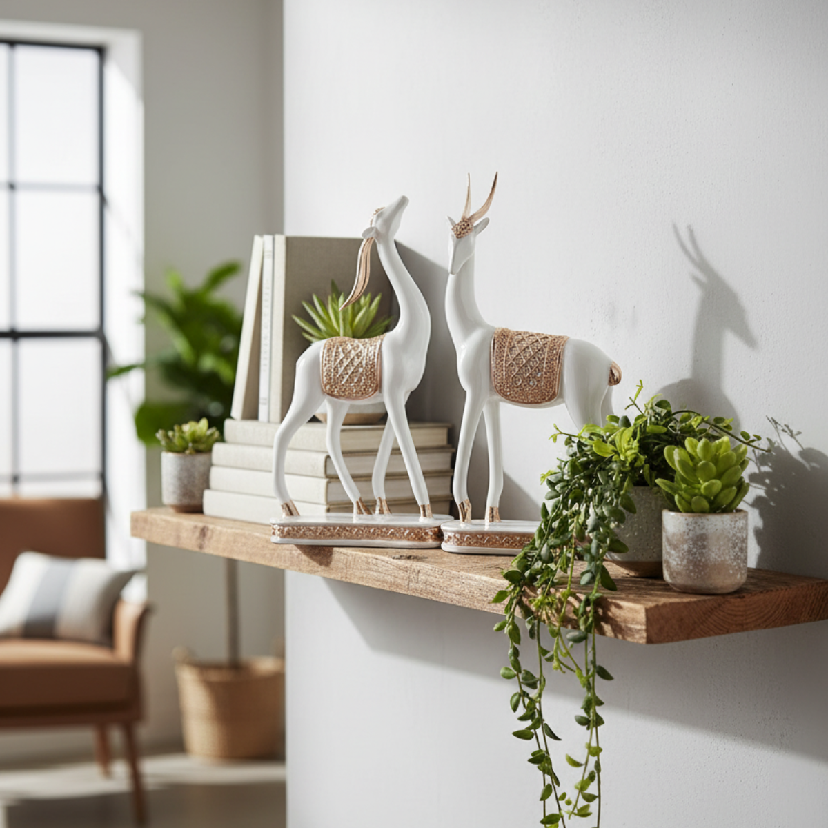 Harmony Deer Duo Rose Gold