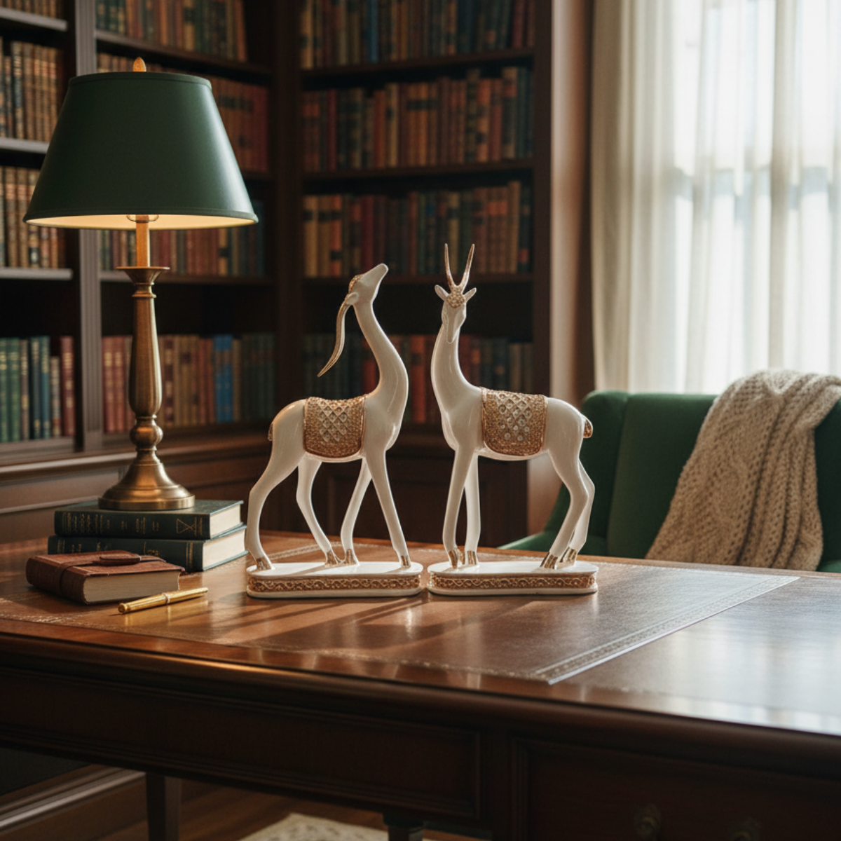 Harmony Deer Duo Rose Gold