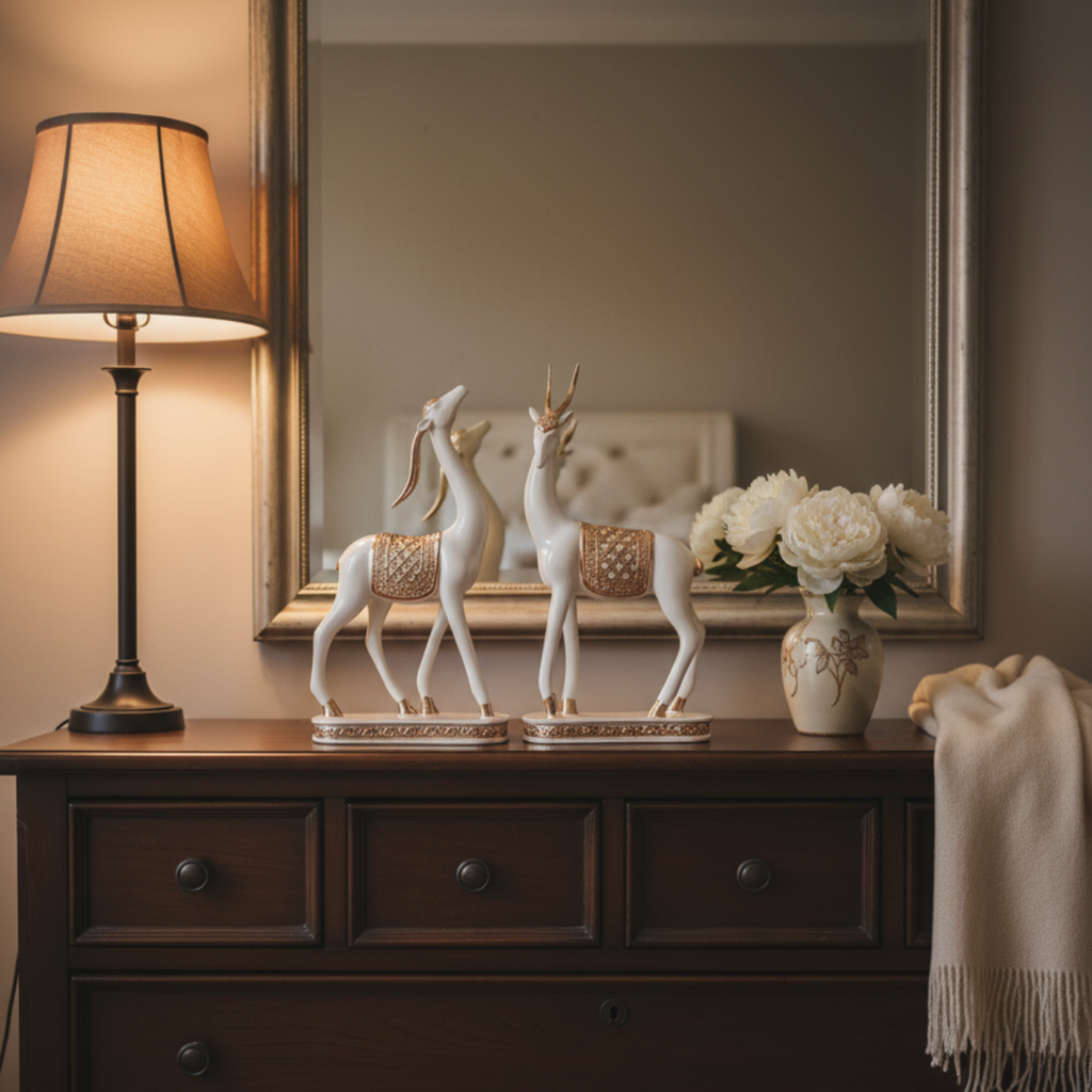 Harmony Deer Duo Rose Gold
