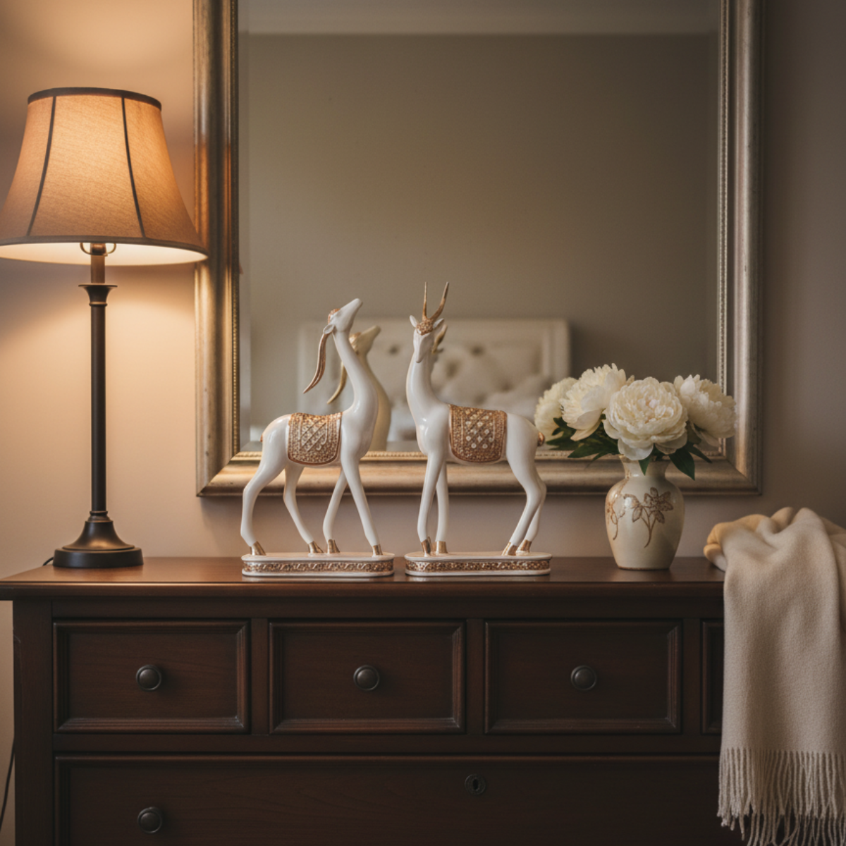 Harmony Deer Duo Rose Gold