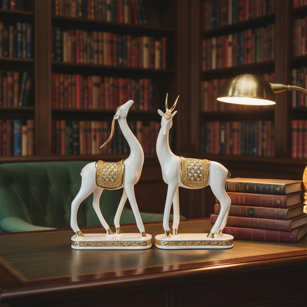 Harmony Deer Duo Gold