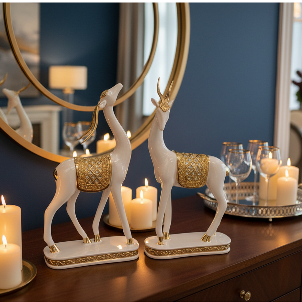 Harmony Deer Duo Gold