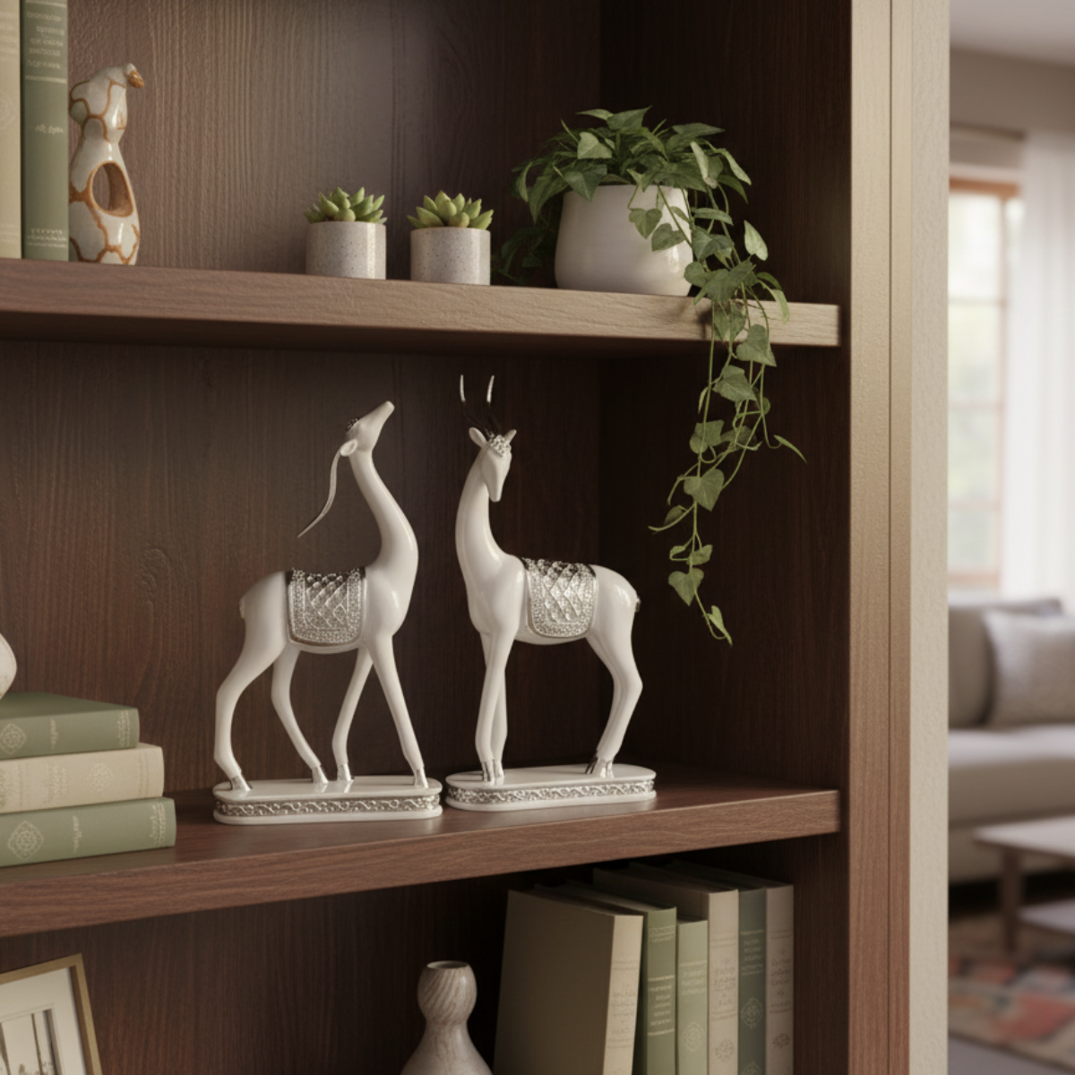 Harmony Deer Duo Silver