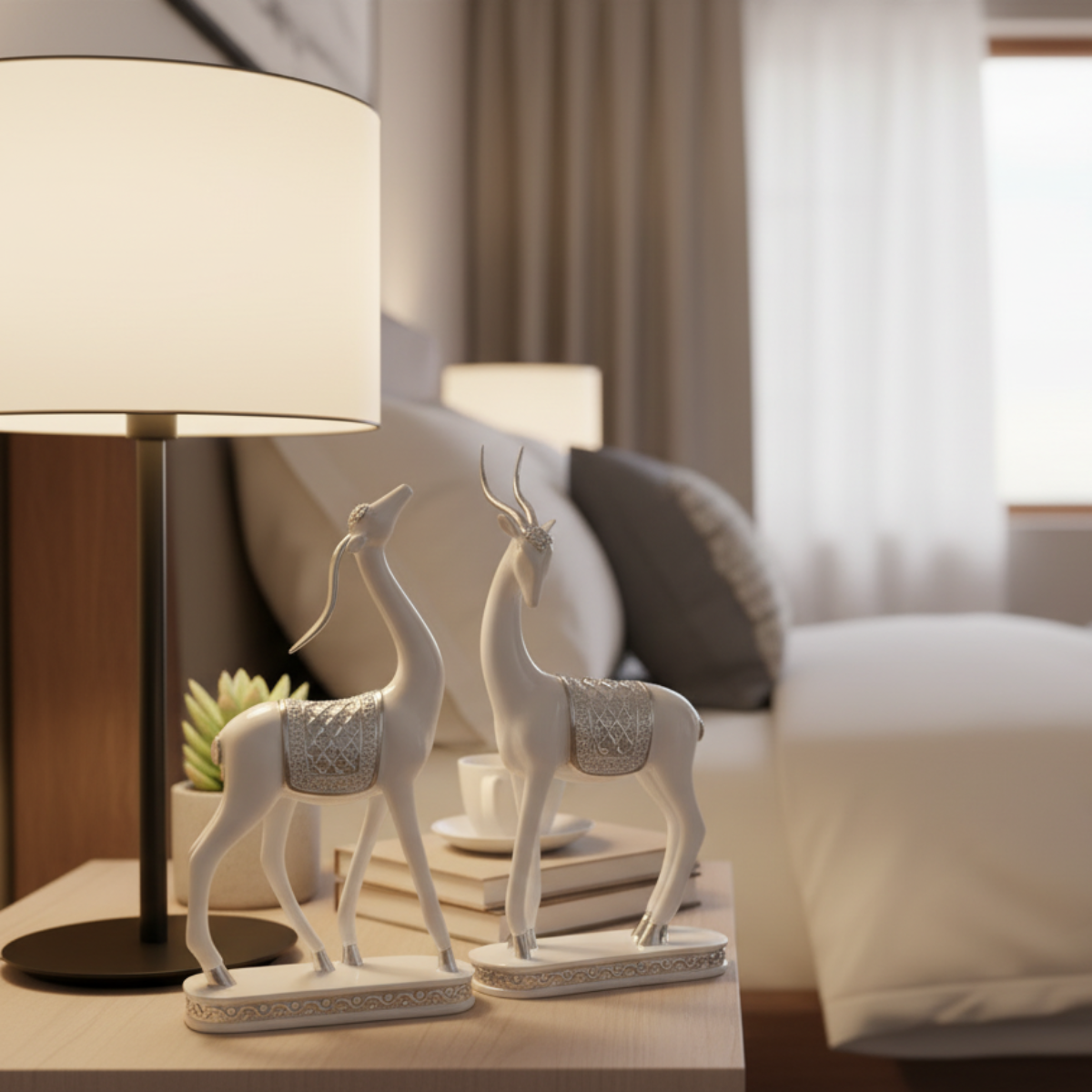 Harmony Deer Duo Silver