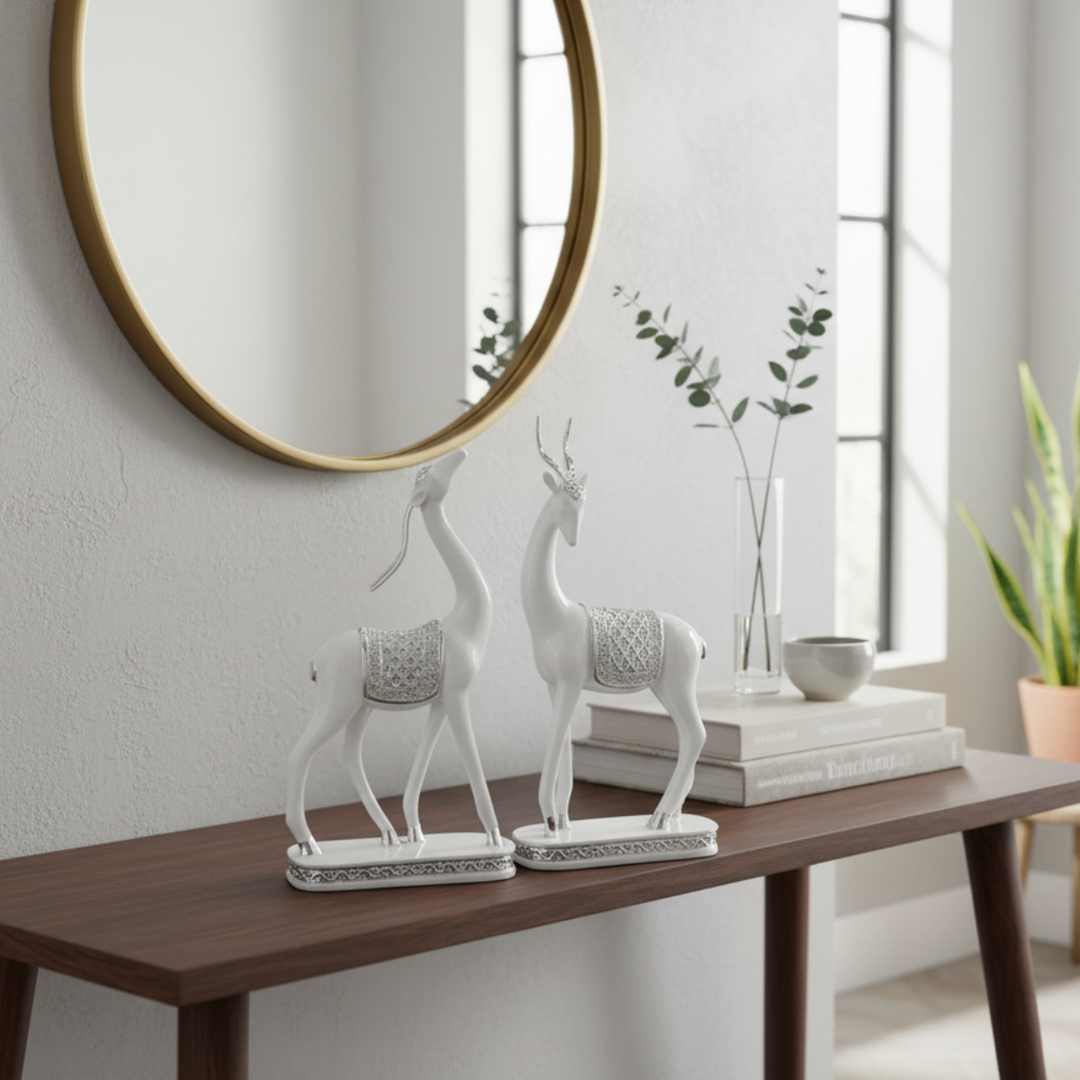 Harmony Deer Duo Silver