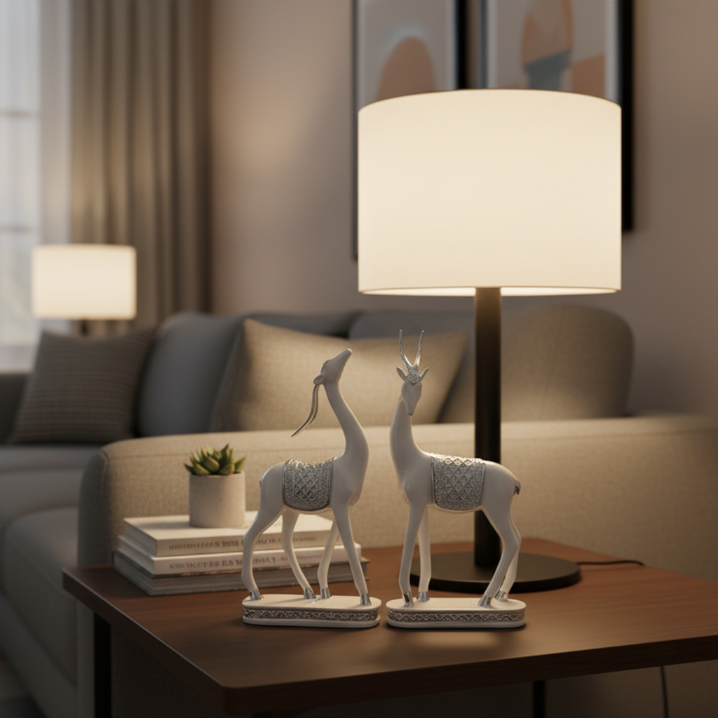 Harmony Deer Duo Silver