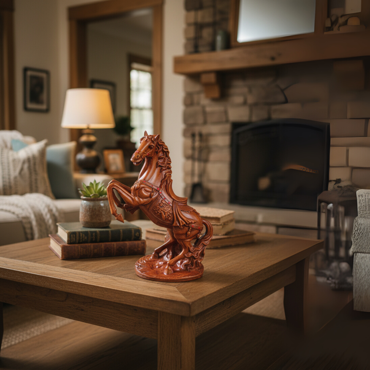 Rustic Grace Horse Sculpture