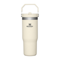 IceFlow Flip Straw Tumbler 30 OZ - Cream