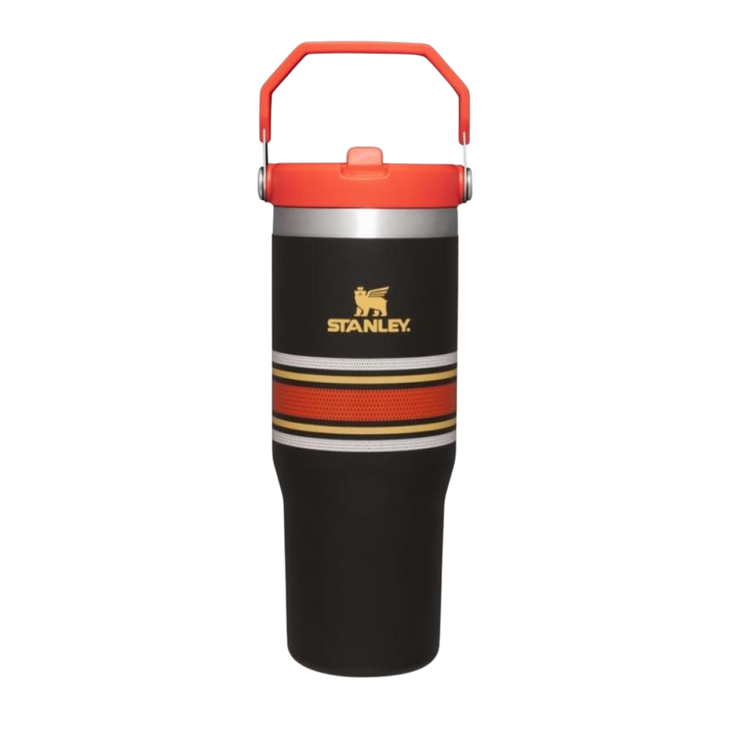 IceFlow Flip Straw Tumbler 30 OZ - Black