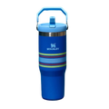 IceFlow Flip Straw Tumbler 30 OZ - Azure Blue
