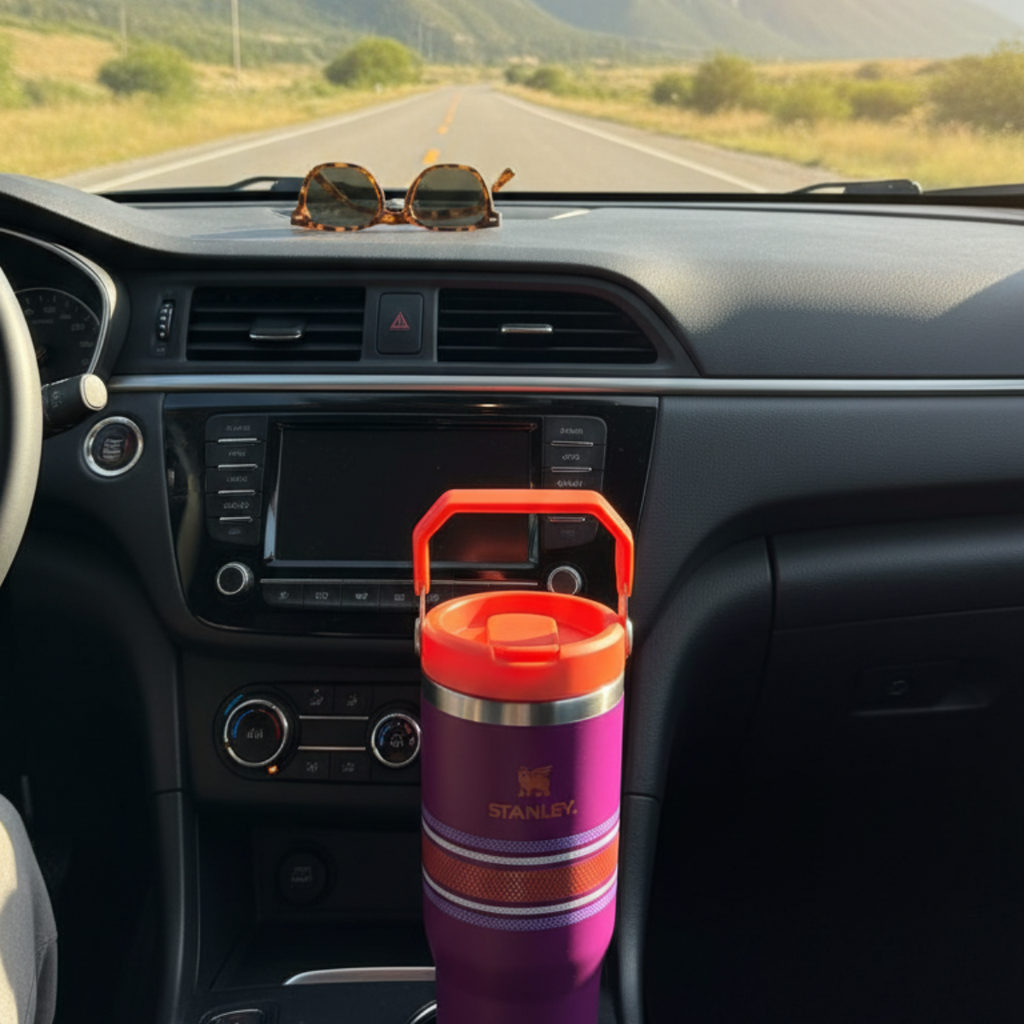 IceFlow Flip Straw Tumbler 30 OZ - Purple