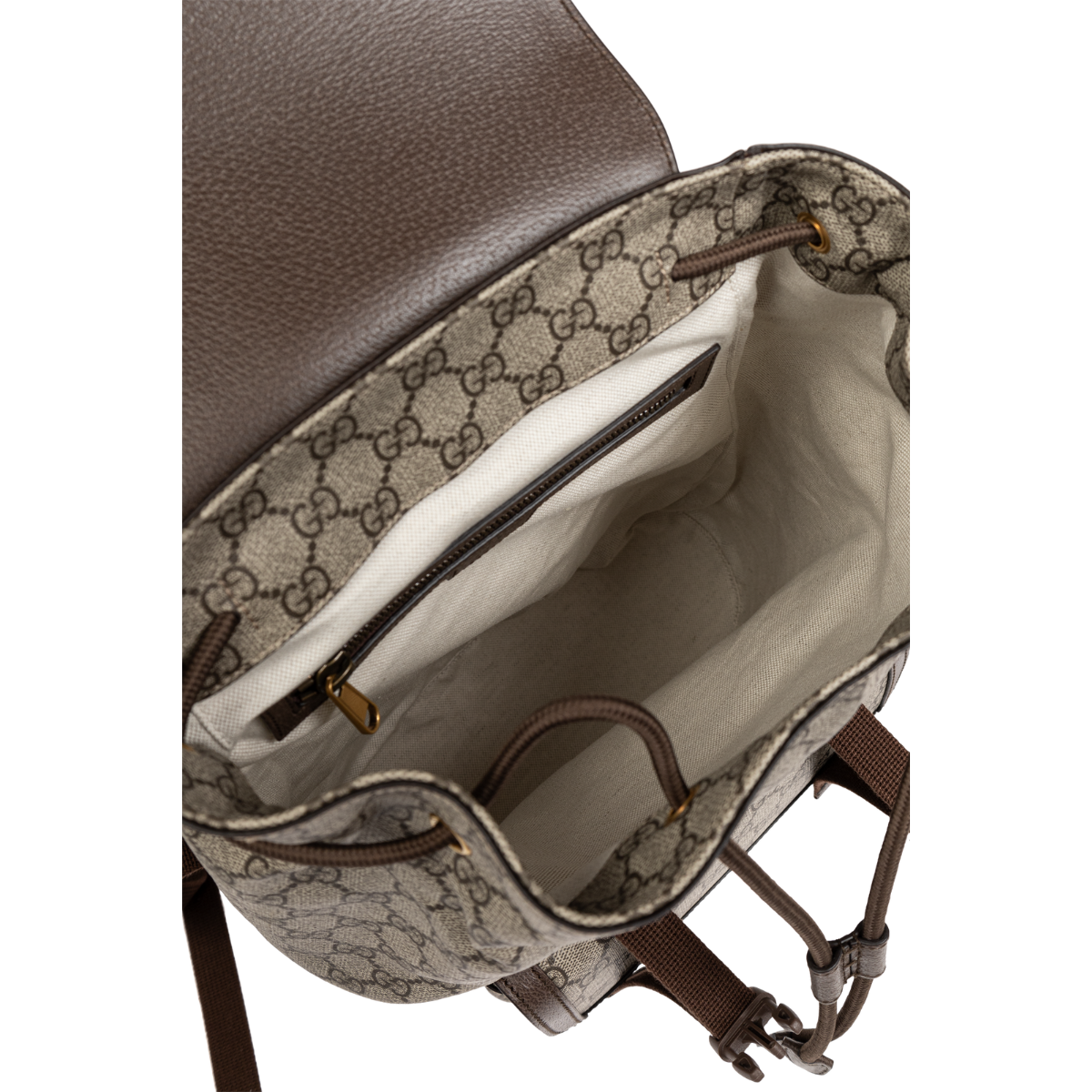 Ophidia Small Backpack Beige