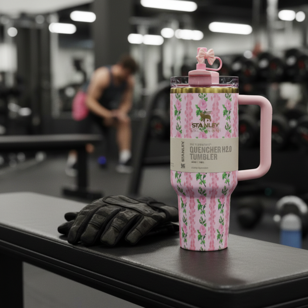 Love Shack Fancy Quencher H2.0 Flowstate Tumbler 40 OZ - Blooming Heirloom