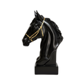 Horse Head Sculpture Black