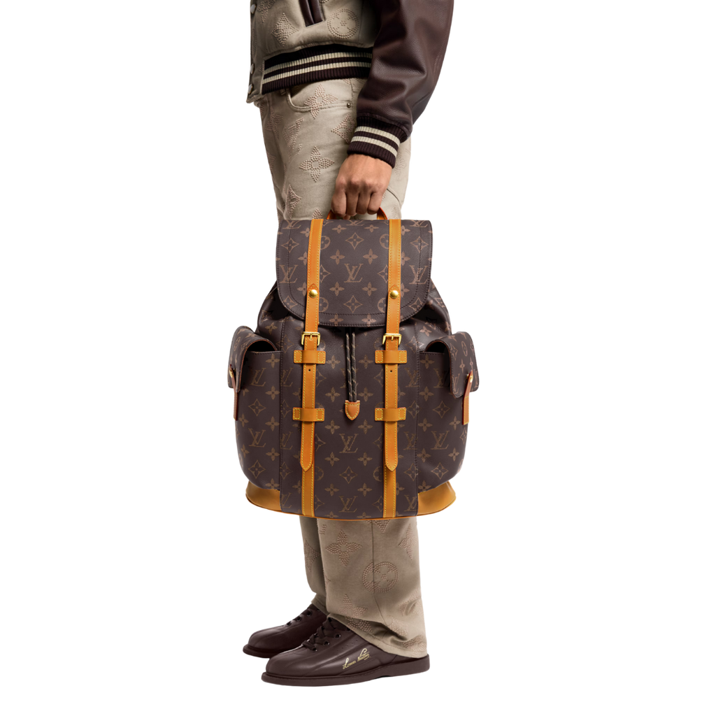 LV Christopher Backpack Brown
