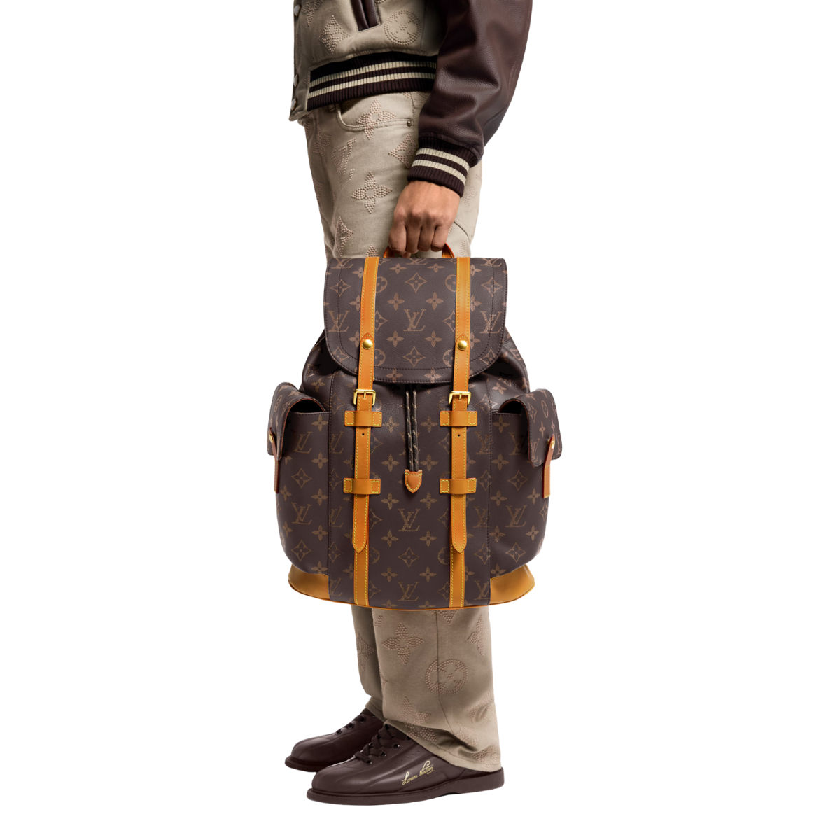 LV Christopher Backpack Brown