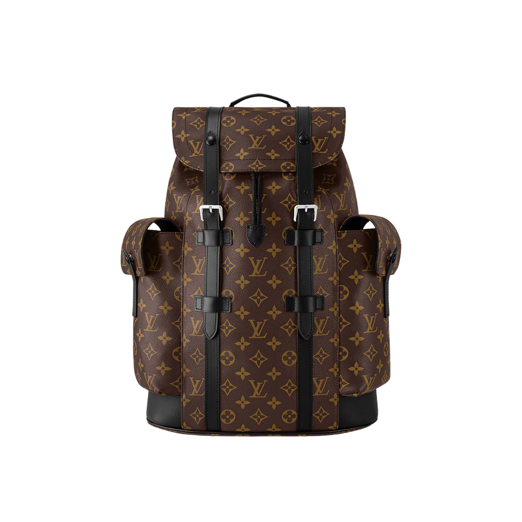 LV Christopher Backpack Canvas Brown