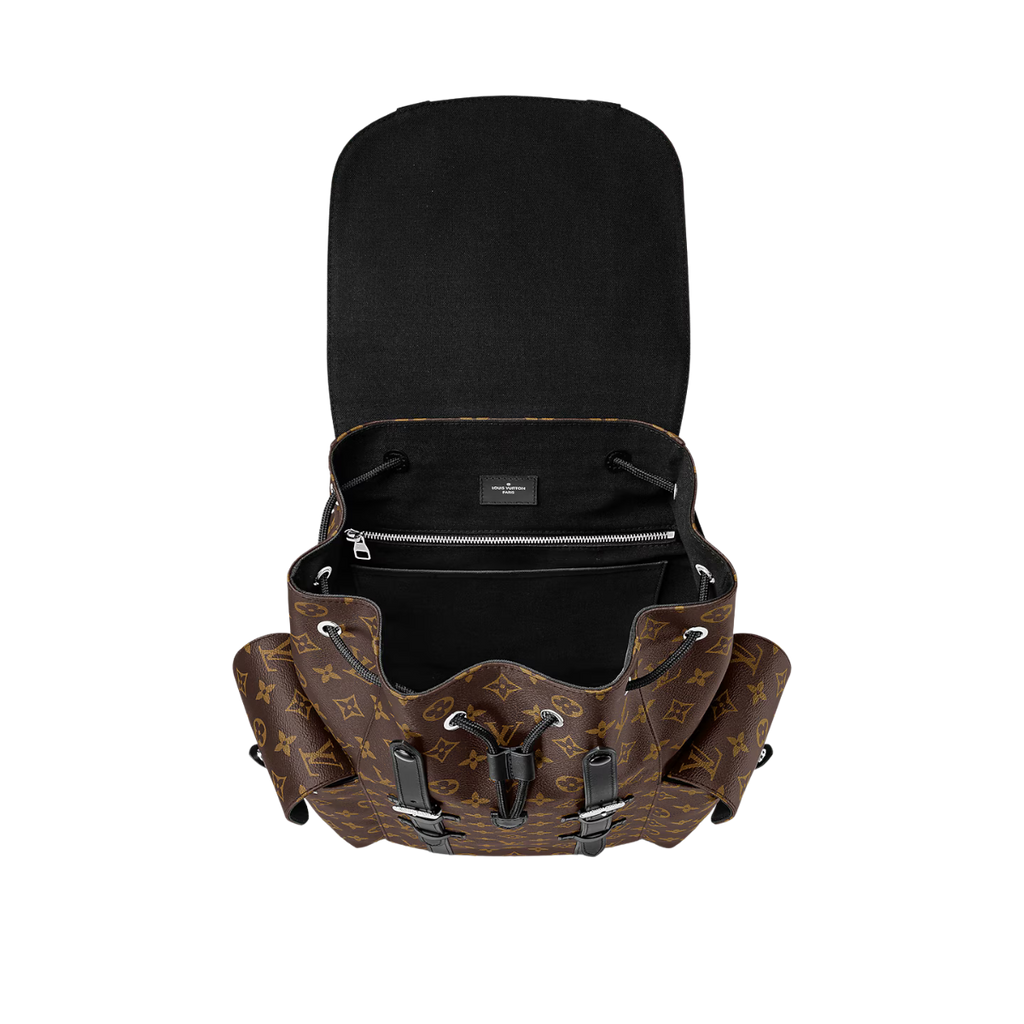 LV Christopher Backpack Canvas Brown