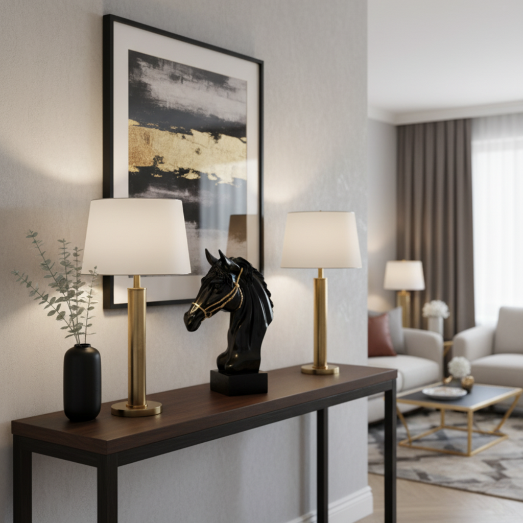 Horse Head Sculpture Black