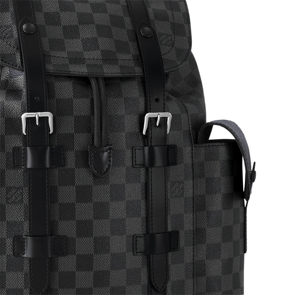 LV Christopher Backpack Canvas Graphite