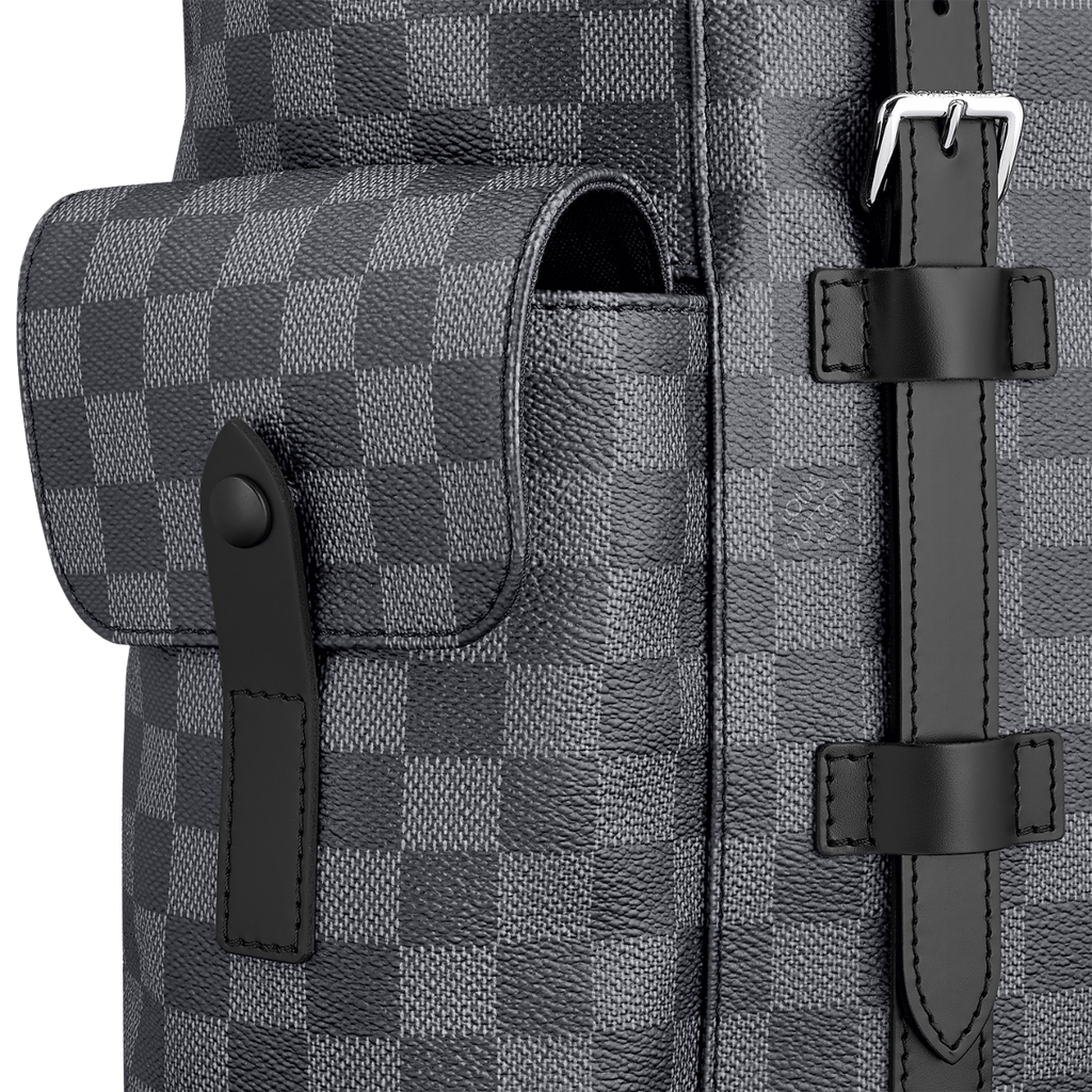 LV Christopher Backpack Canvas Graphite