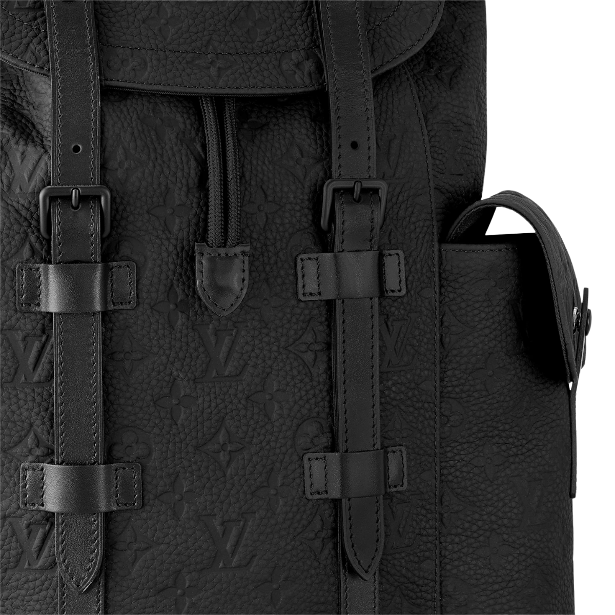 LV Christopher Backpack Black