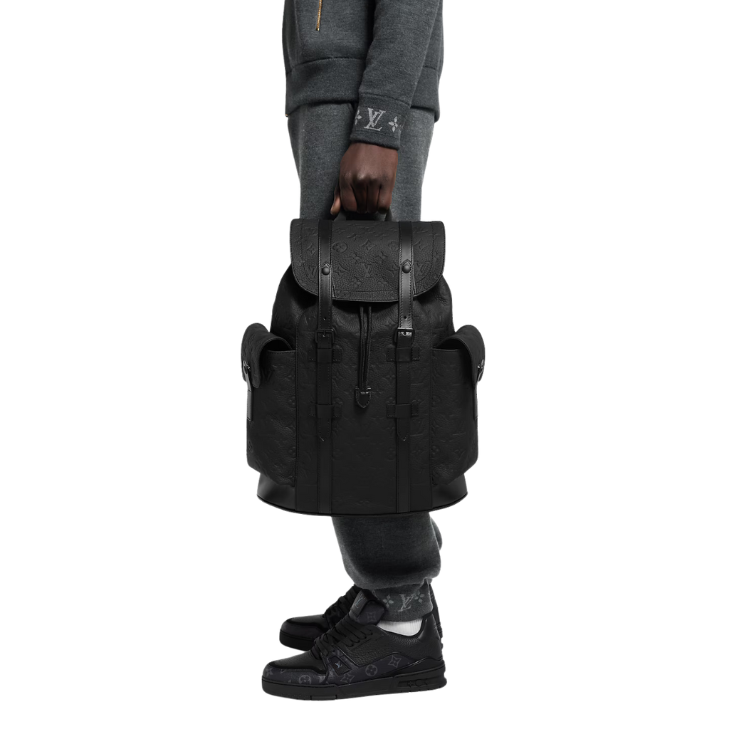 LV Christopher Backpack Black