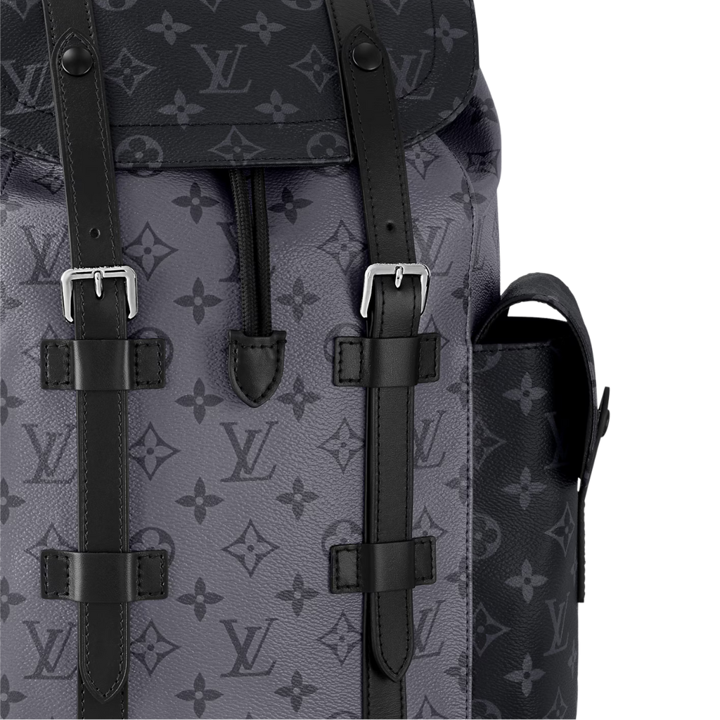 LV Christopher Backpack Eclipse Black