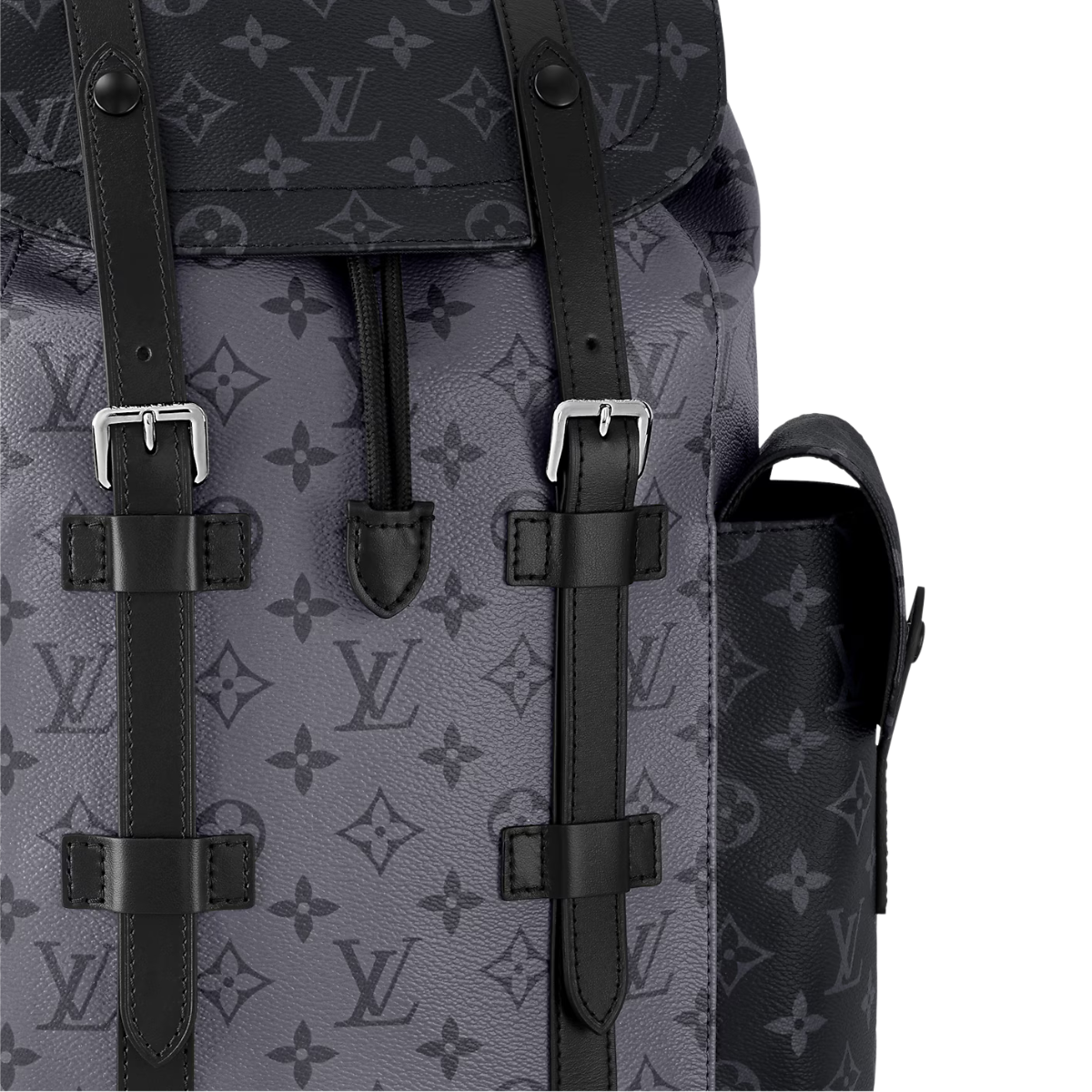 LV Christopher Backpack Eclipse Black
