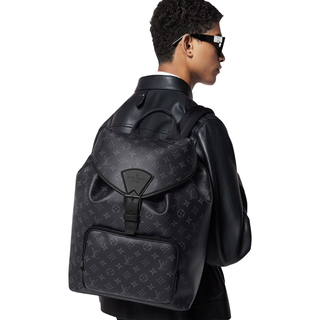 LV Montsouris Backpack Black