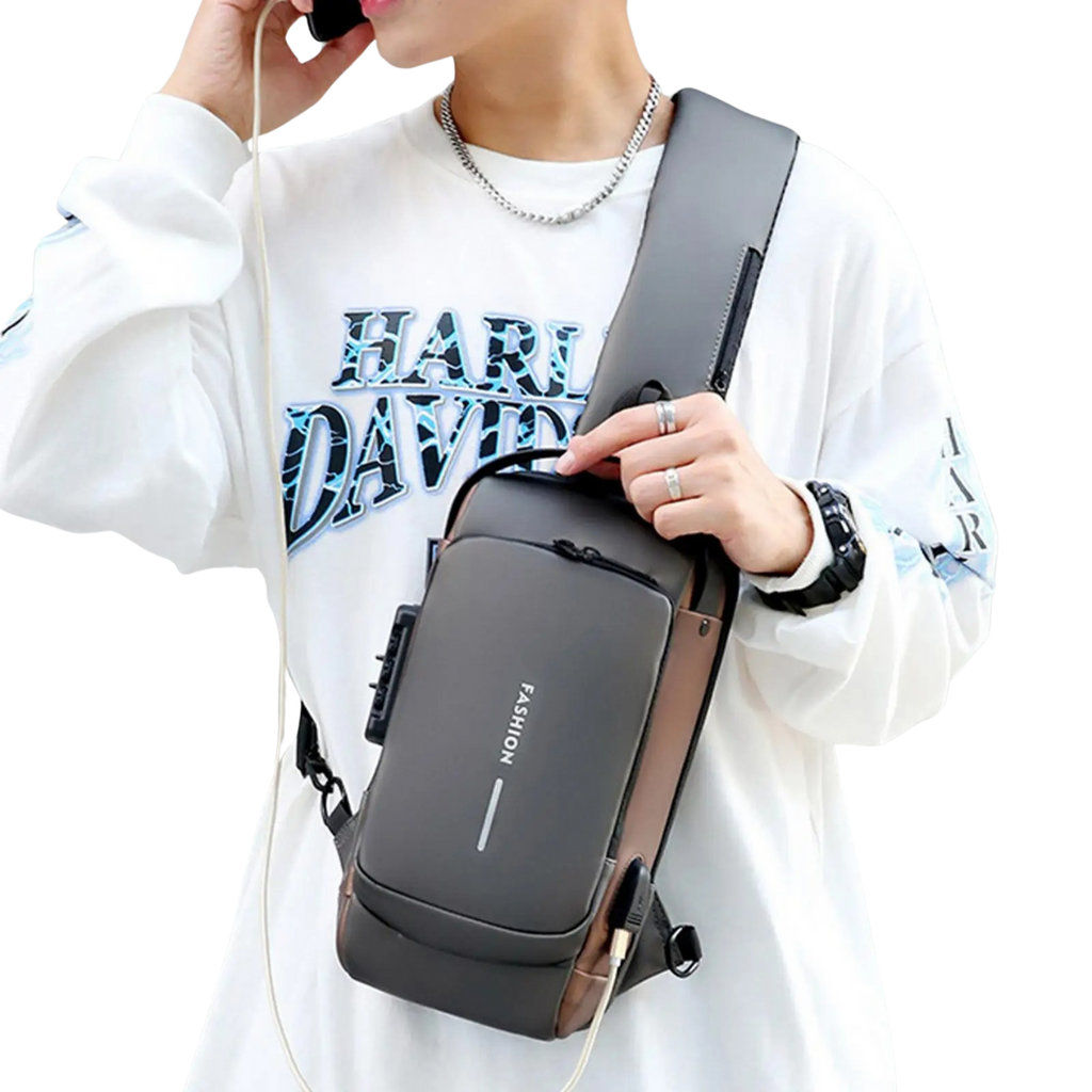 Anti Theft Chest Crossbody Bag