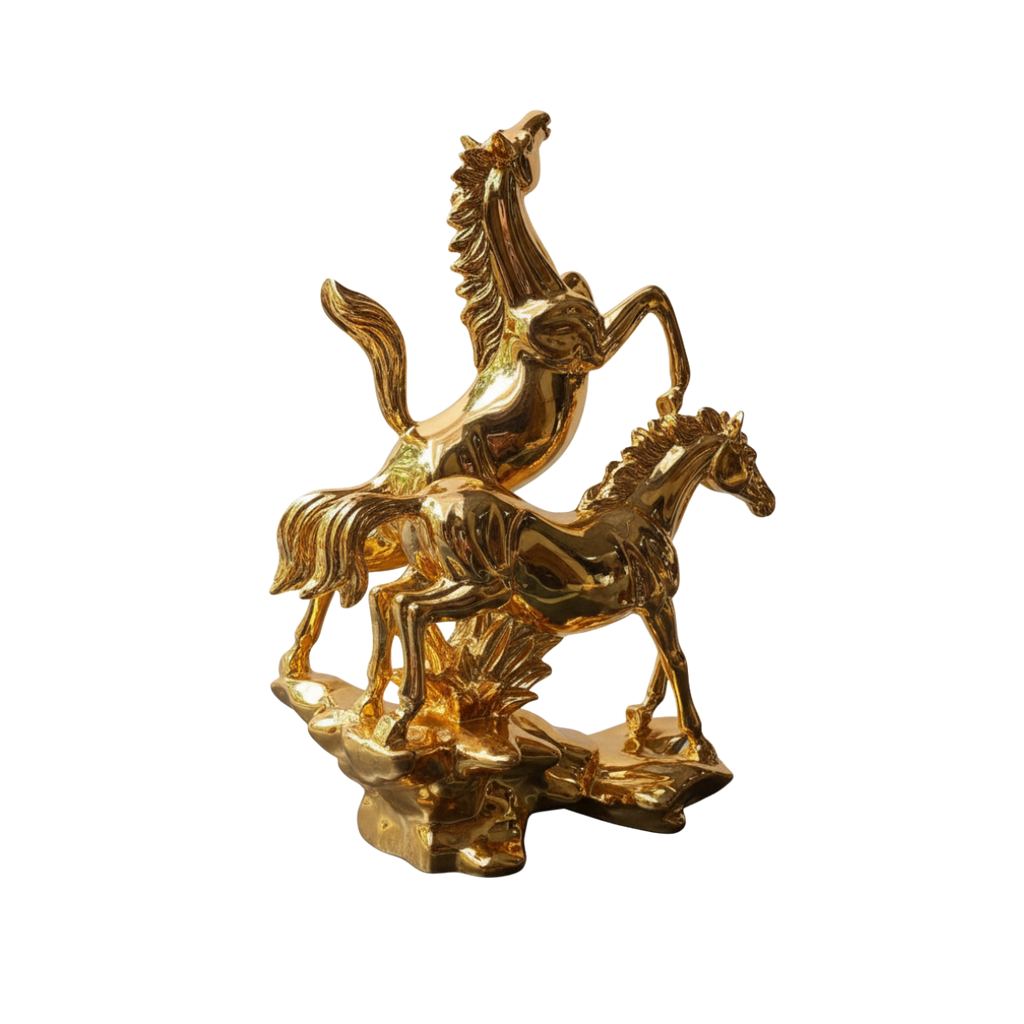 Pair of Horses Golden