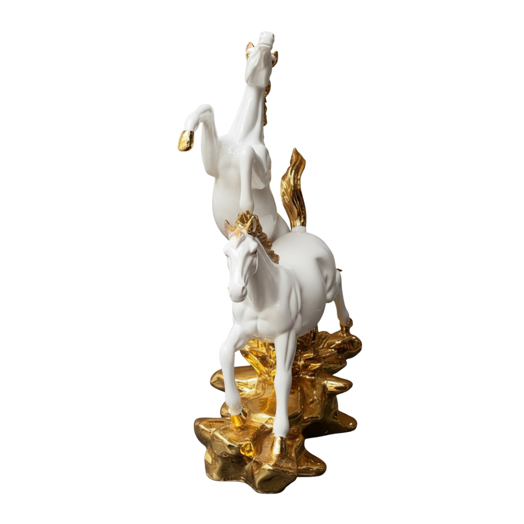 Pair of Horses White