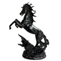 Majesty Horse Sculpture Midnight Black