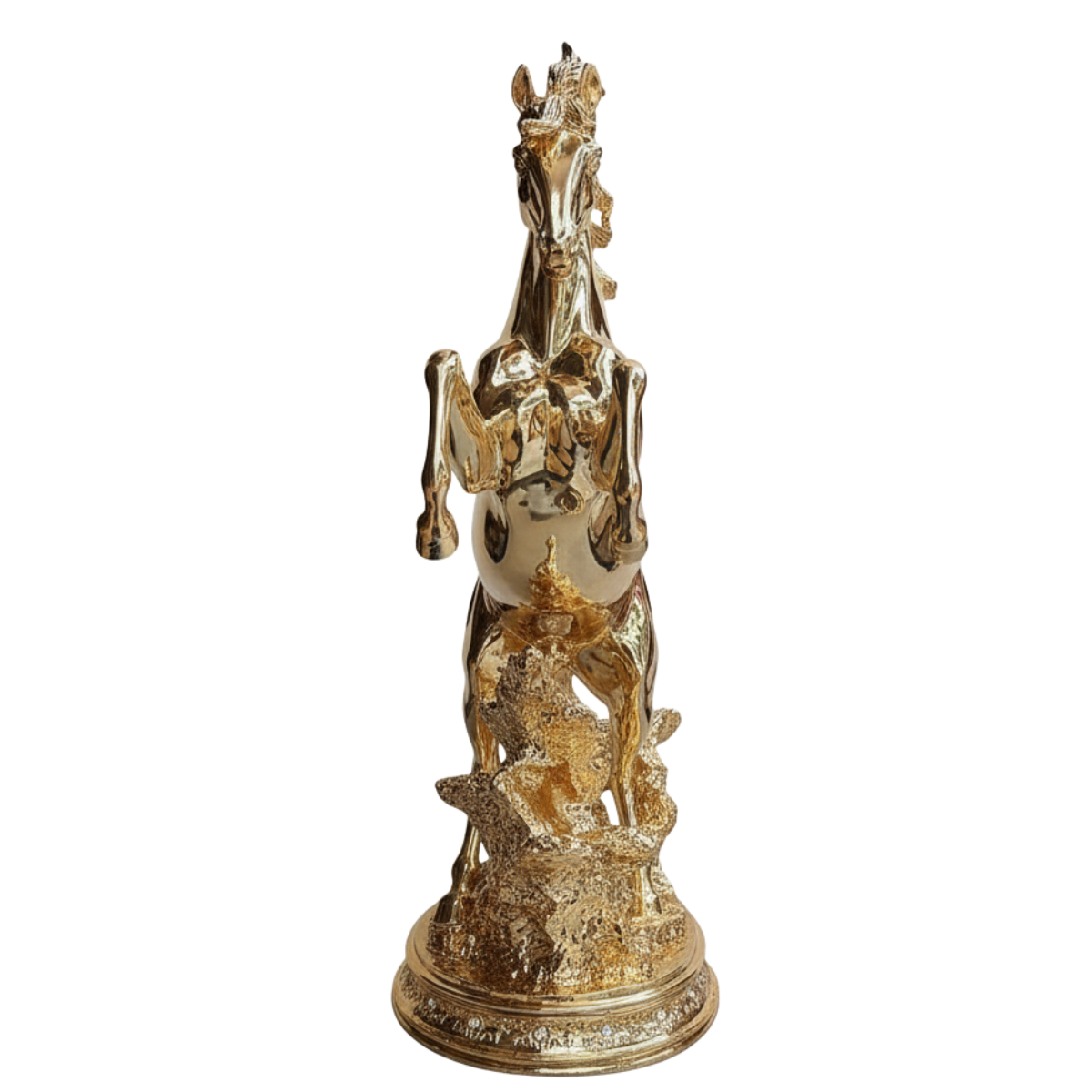 Majesty Horse Sculpture Golden