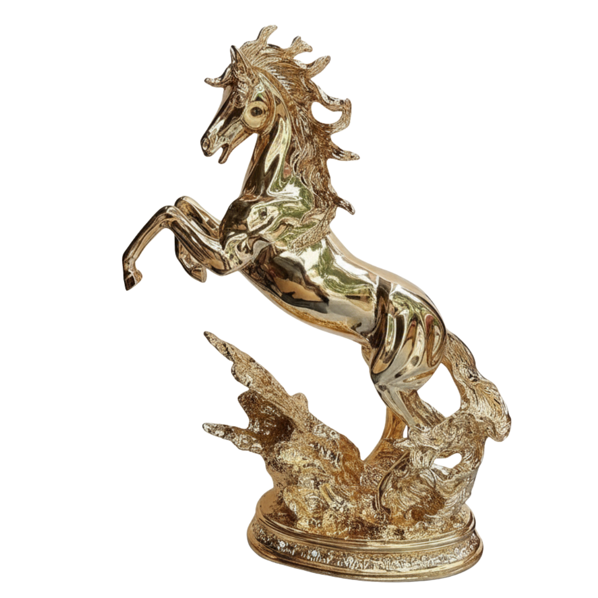 Majesty Horse Sculpture Golden