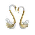 Serenity Swan Pair Gold