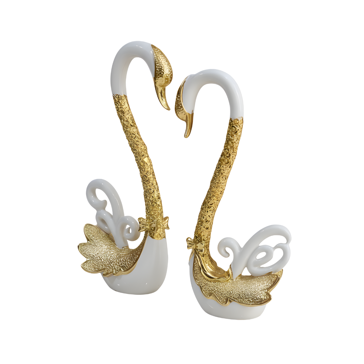 Serenity Swan Pair Gold