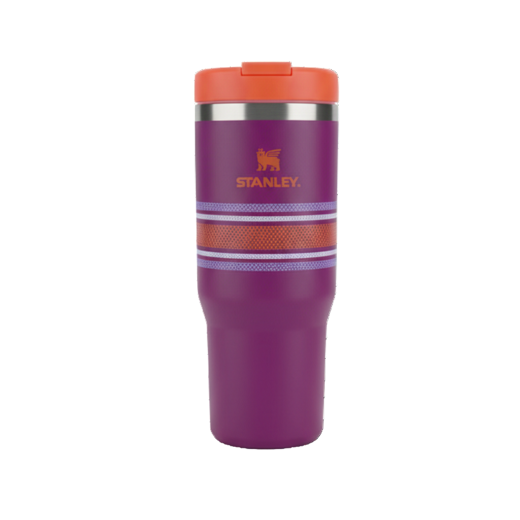 IceFlow Flip Straw Tumbler 30 OZ - Purple